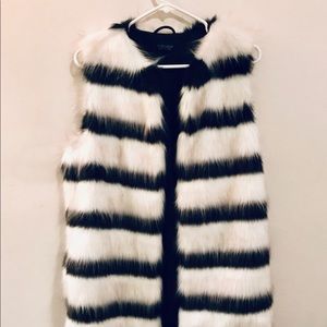 Topshop Faux Fur Vest